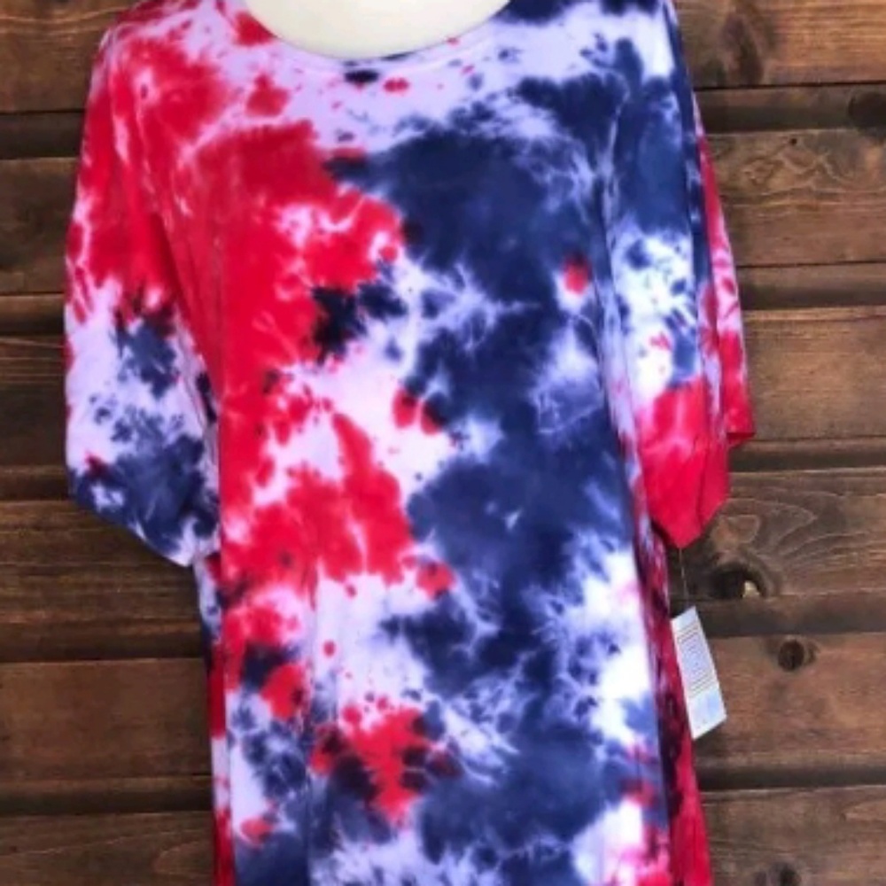 Lularoe American Dreams tie dye 3xl